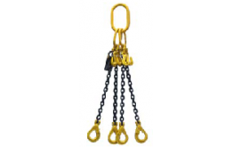 CHAIN SLING 4 LEG 2 METRE 8mm CHAIN